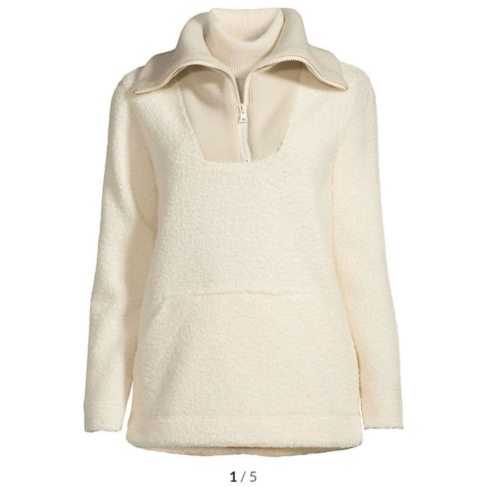 NWT Lands End fleece